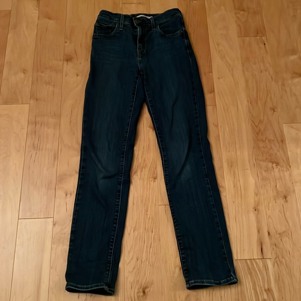 LEVIS HIGH RISE STRAIGHT JEANS 724